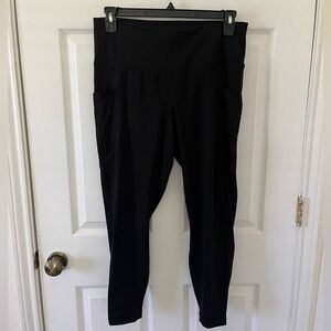 Members Mark Black High-Rise Ankle Leggings